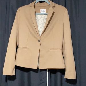 Women tan  blazer